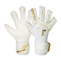 Reusch Attrakt AB1 Duo Goalkeeper Gloves (White/Gold)