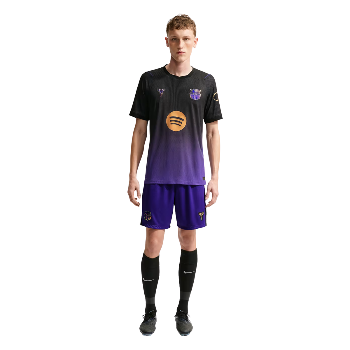 Nike Mens Barcelona Match Authentic Away Jersey 26/27 (Purple/Metallic Gold)