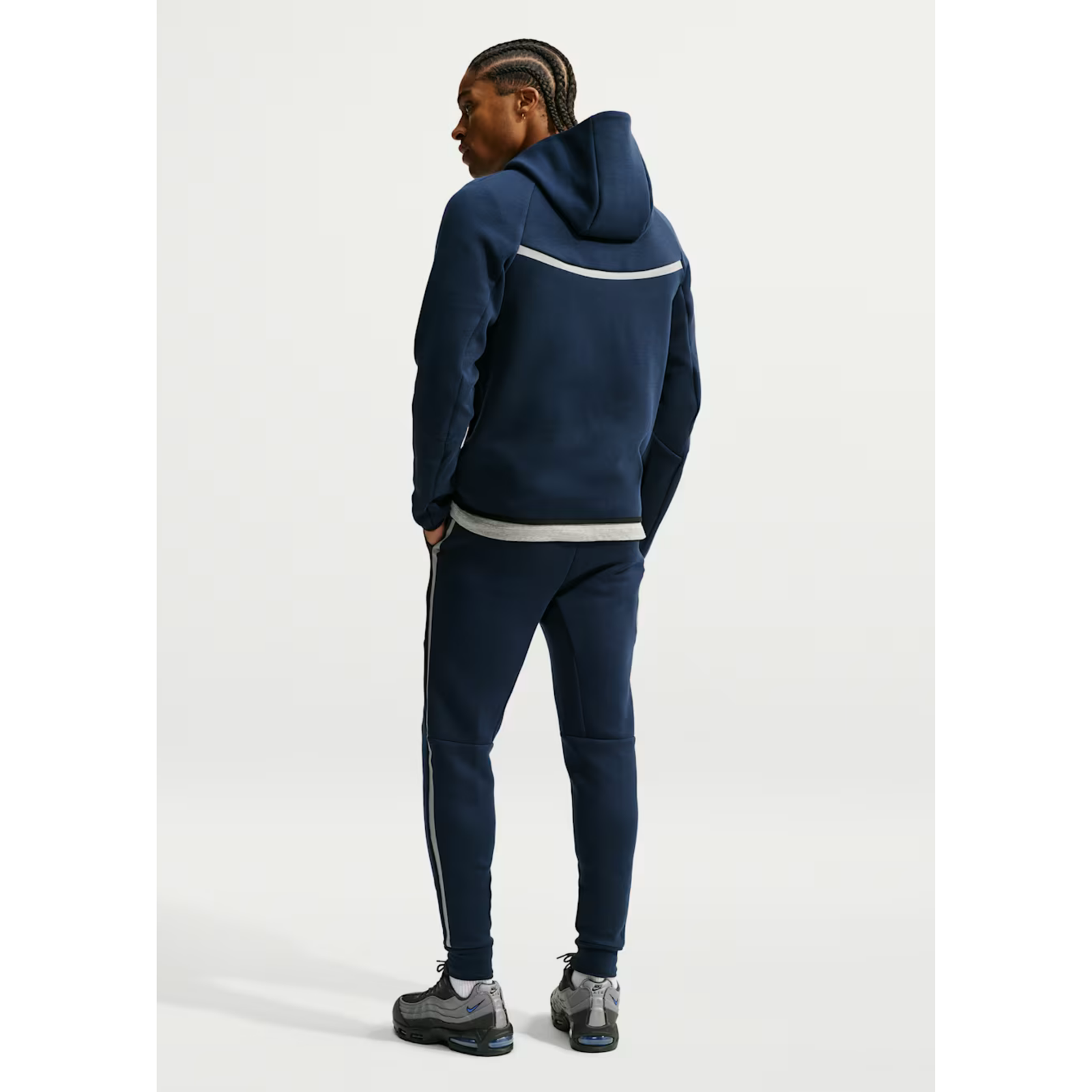 Nike Chelsea FC 26/27 Tech Fleece Windrunner Jacket (Blue Eclipse/Reflective Silver)