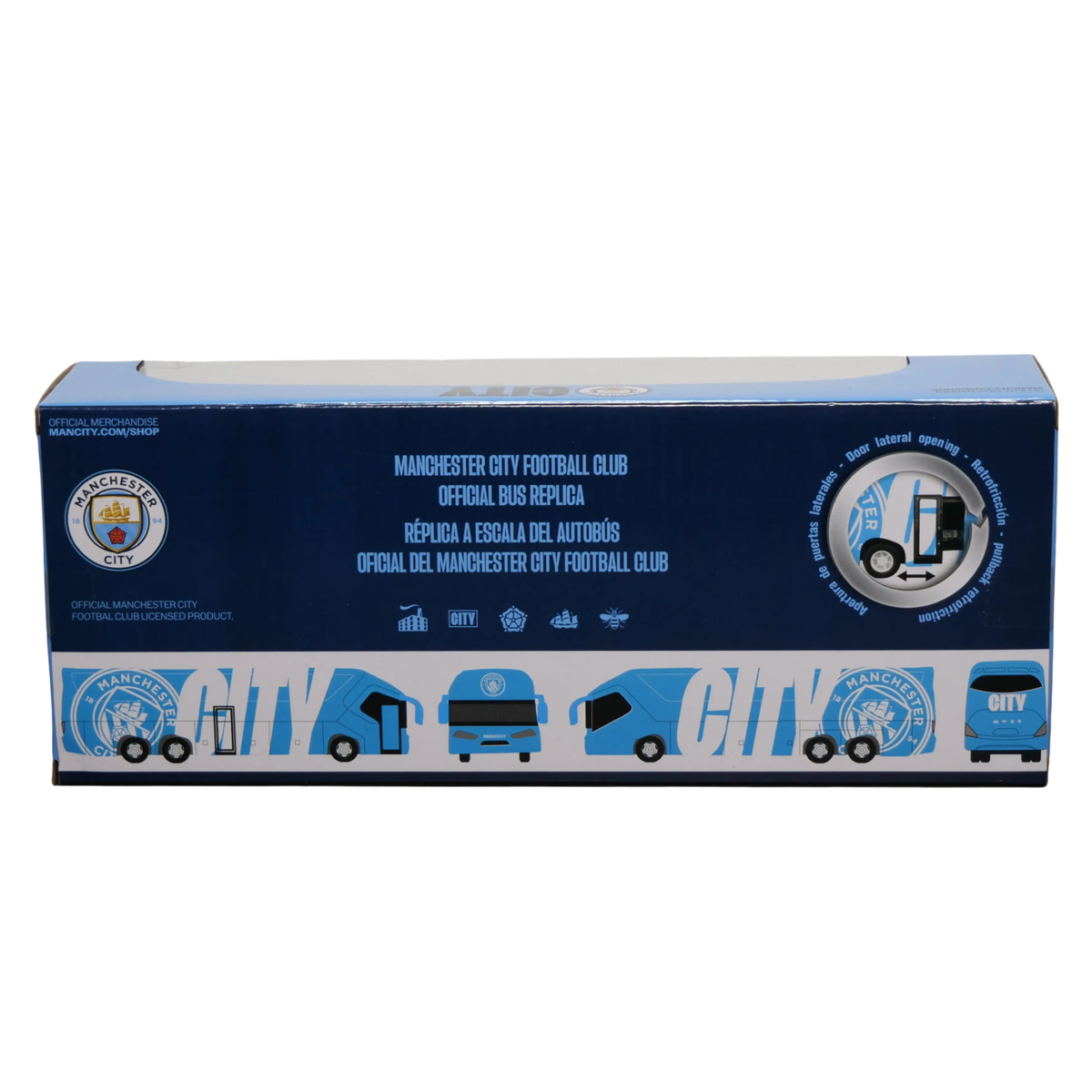 Banbo Toys Manchester City (2) Team Bus (Sky Blue)