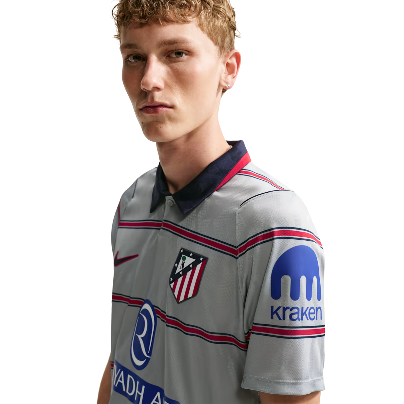 Nike Atlético Madrid Third Jersey 26/27 (Light Pumice/Salsa Red)
