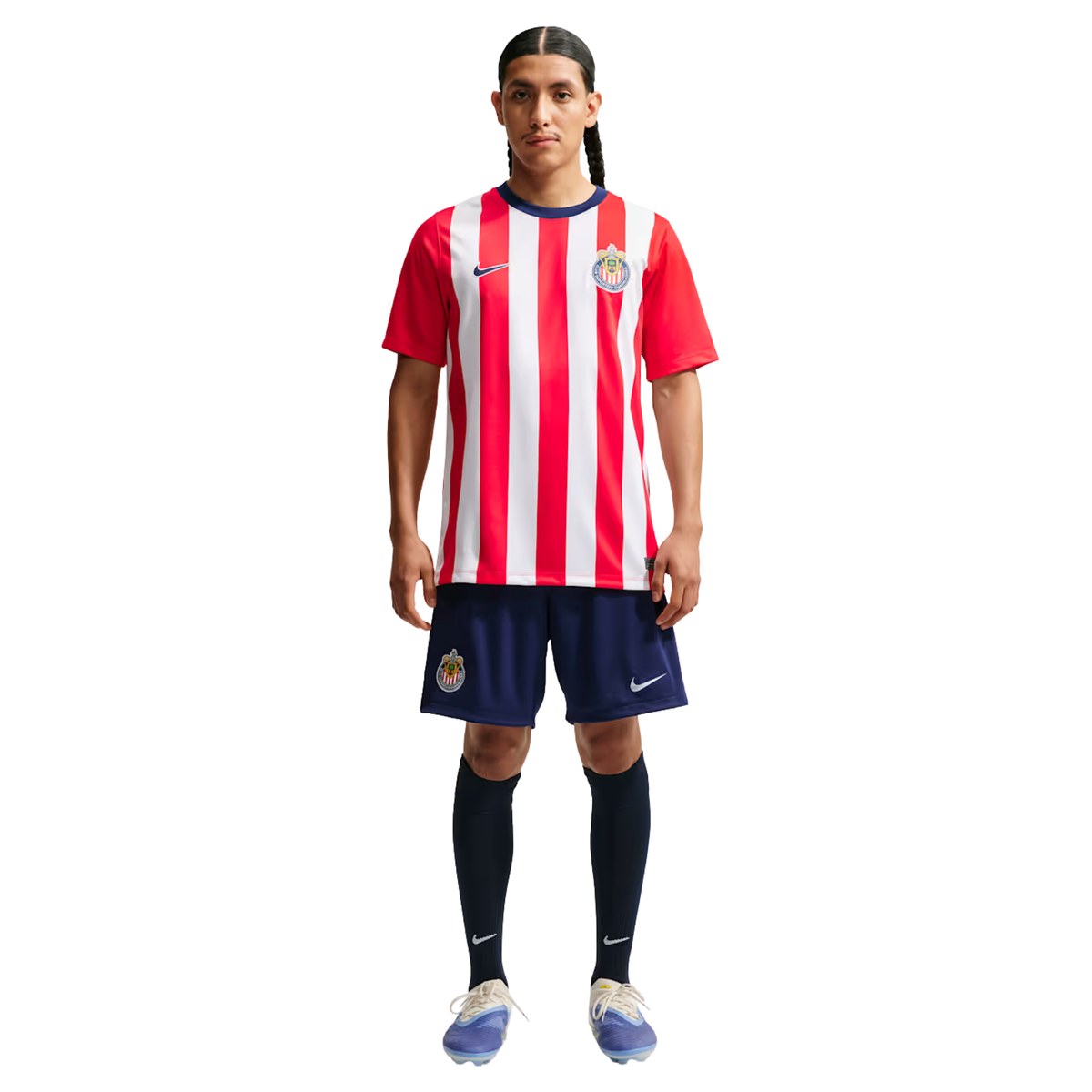 Nike Mens Chivas Home Crew Jersey 26/27 (Red/White)