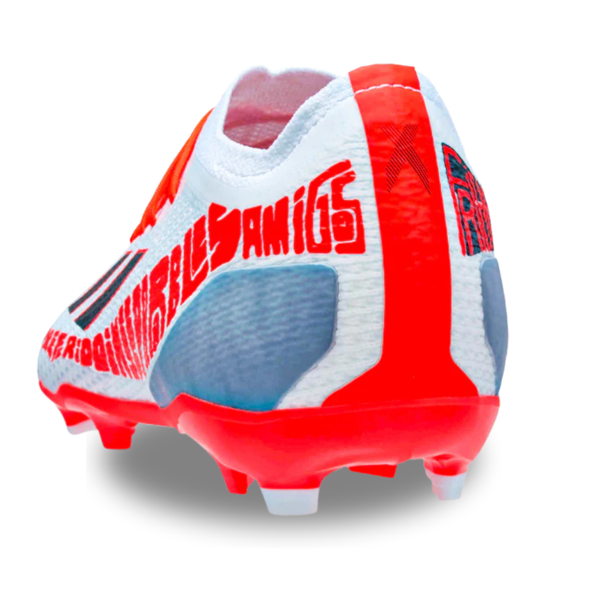 adidas Jr. X Speedportal Messi.1 Firm Ground Soccer Cleats (White/Solar Red)