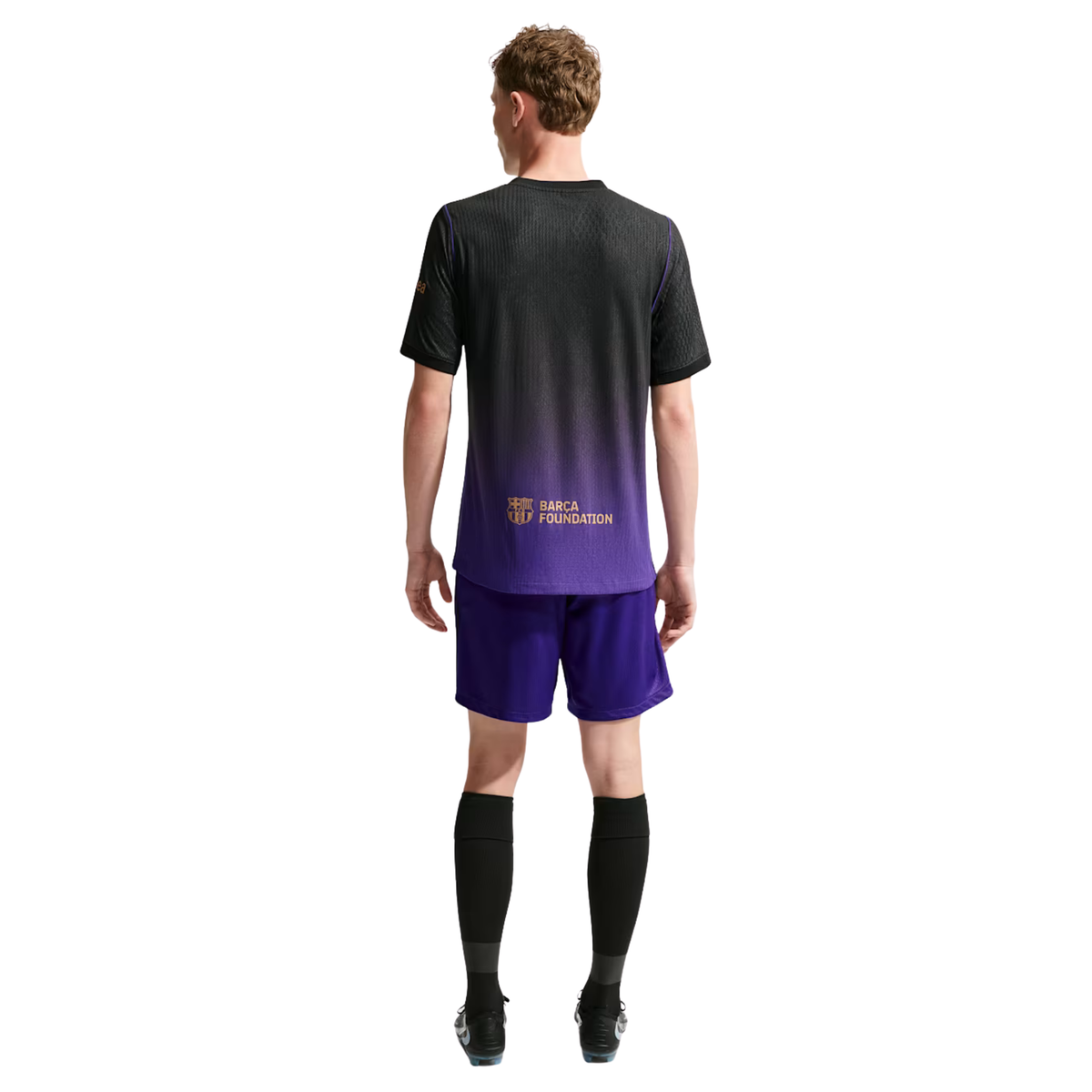 Nike Mens Barcelona Match Authentic Away Jersey 26/27 (Purple/Metallic Gold)