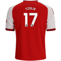 adidas Youth Arsenal Christos Tzolis Home Jersey 26/27 (Better Scarlet)