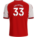 adidas Youth Arsenal Riccardo Calafiori Home Jersey 26/27 (Better Scarlet)