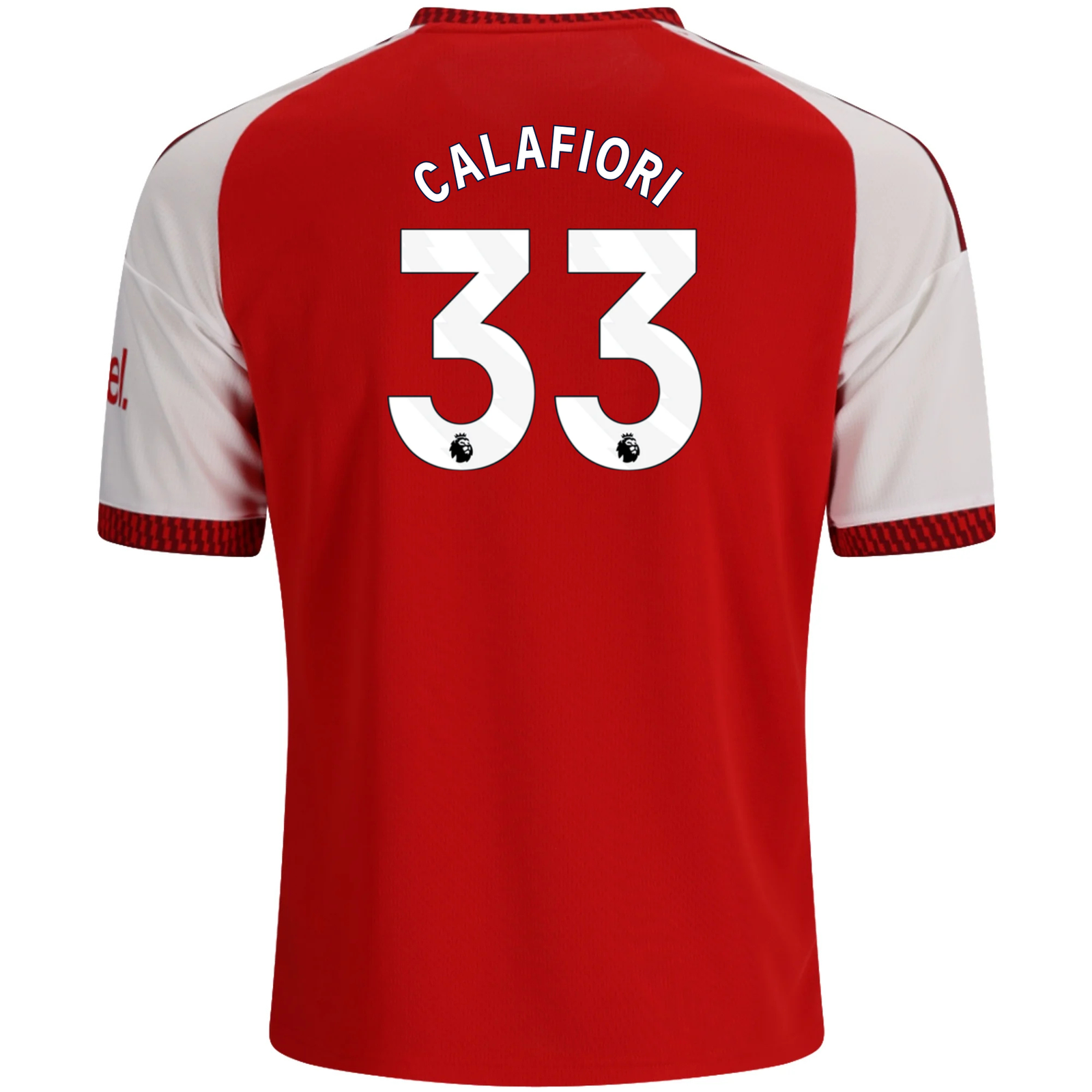 adidas Youth Arsenal Riccardo Calafiori Home Jersey 26/27 (Better Scarlet)