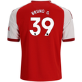 adidas Youth Arsenal Bruno Guimarães Home Jersey 26/27 (Better Scarlet)
