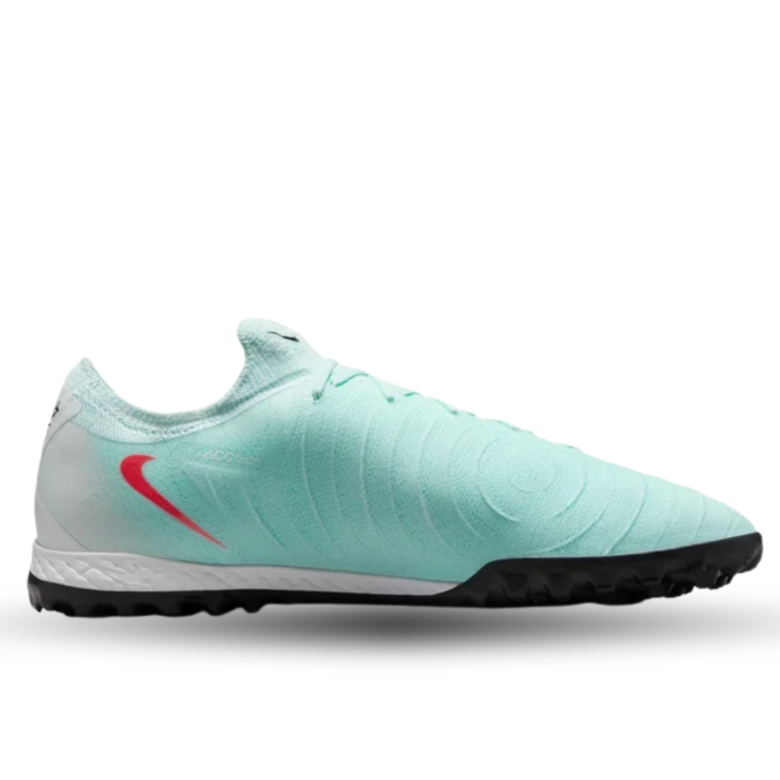 Nike Phantom GX II Pro Turf Soccer Shoes (Mint/Atomic Red-Off Noir)