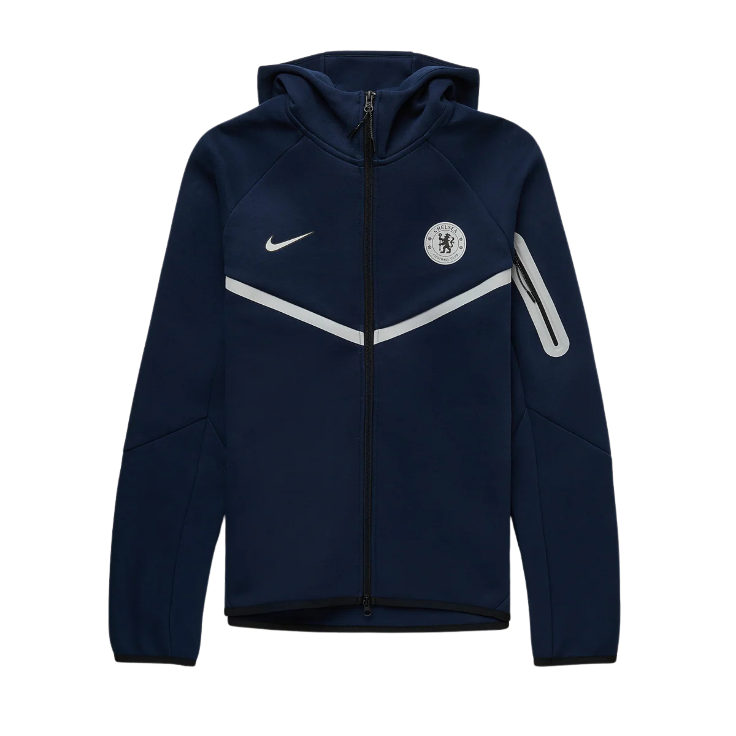 Nike Chelsea FC 26/27 Tech Fleece Windrunner Jacket (Blue Eclipse/Reflective Silver)
