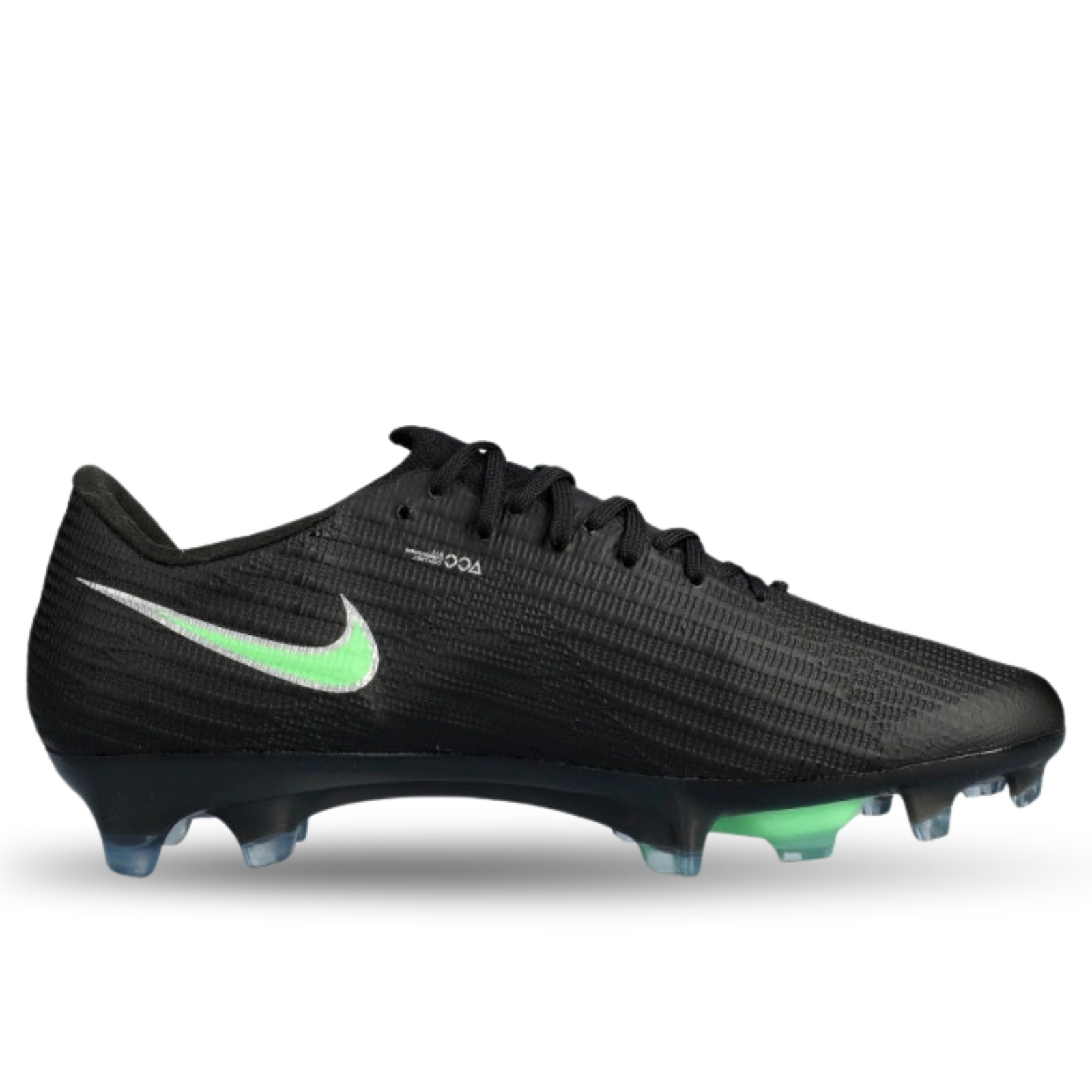 Nike Zoom Superfly 11 Elite FG Soccer Cleats (Black/Illusion Green-Black)