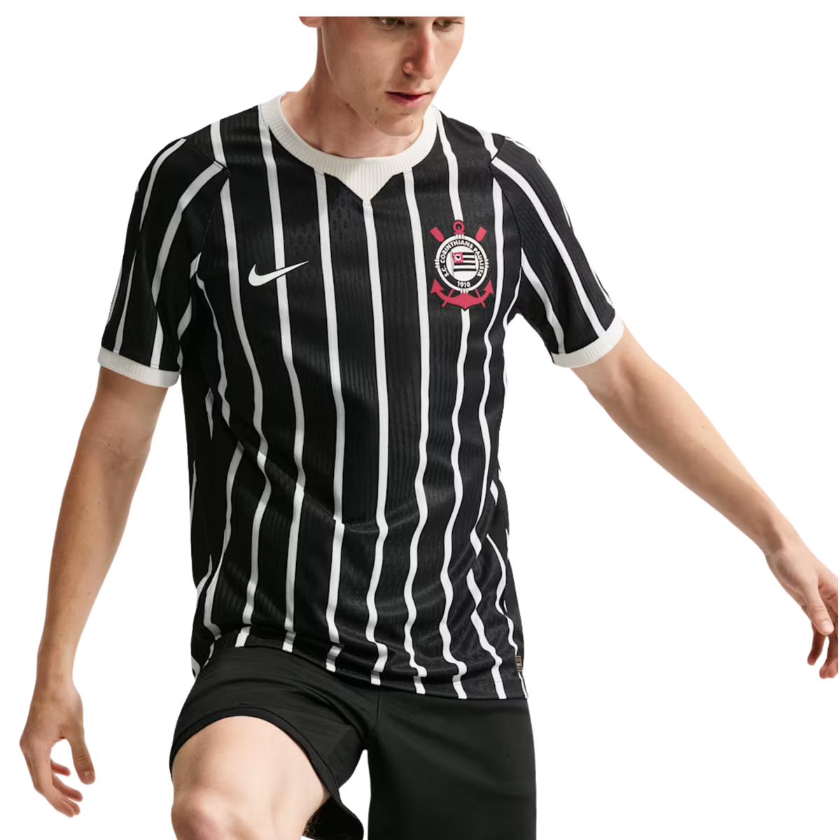 Nike Mens Corinthians Match Authentic Away Jersey 26/27 (Black/Sail)