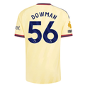 adidas Mens Arsenal Max Dowman Authentic Third Jersey w/ EPL + No Room For Racism 26/27 (Yellow)
