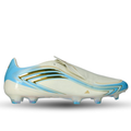 adidas F50 Messi Elite FG Soccer Cleats (Ivory/Blue Elite)