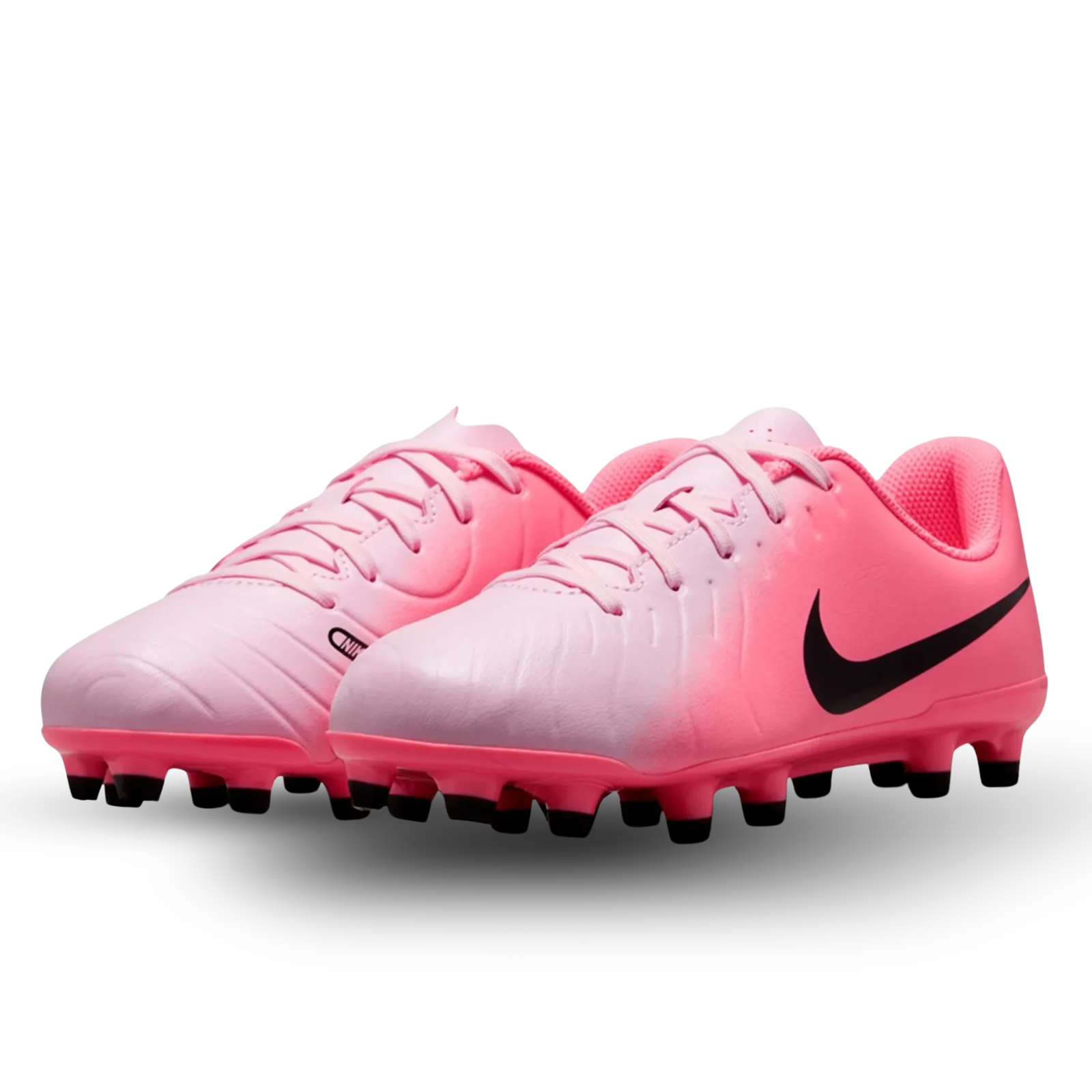 Nike Jr. Legend 10 Club FG/MG Soccer Cleats (Pink Foam/Black)