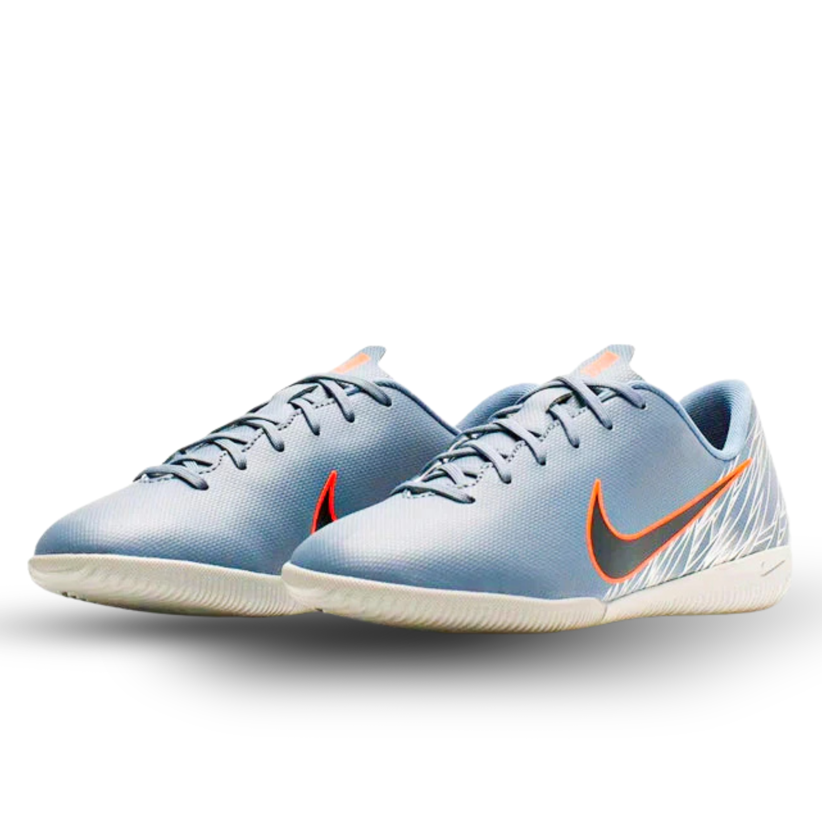 Nike Jr Mercurial Vapor 12 Academy GS IC Indoor Court Soccer Shoes (Armory Blue/Wolf Grey)