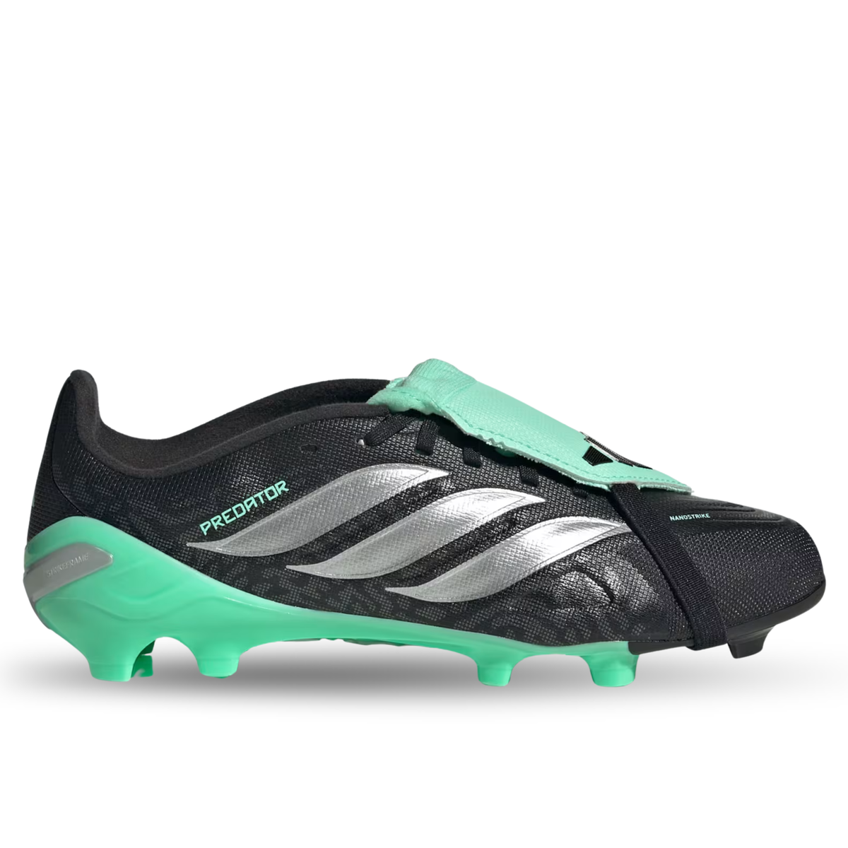 adidas Jr. Predator League FT Firm Ground Soccer Cleats (Aqua/Lemon)