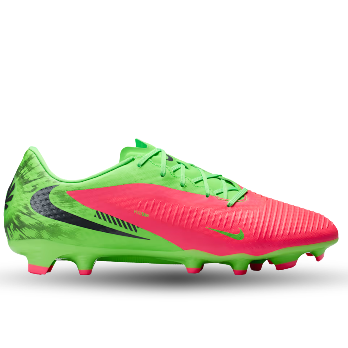 Nike Phantom 6 Low Academy EH FG/MG Soccer Cleats (Hot Punch/Black/Green Strike)