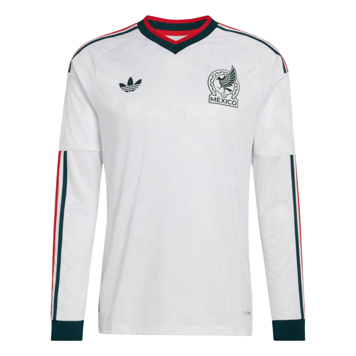 adidas Mexico Long Sleeve Authentic Away Jersey 2026 (White)