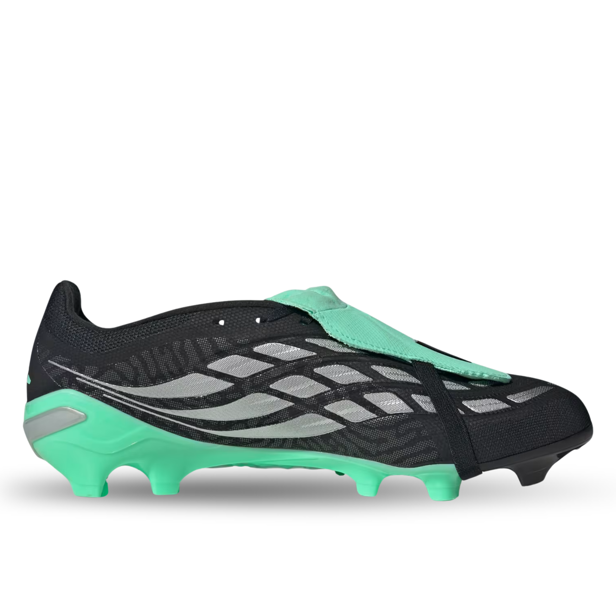 adidas Predator League FT Firm Ground Soccer Cleats (Black/Aqua)