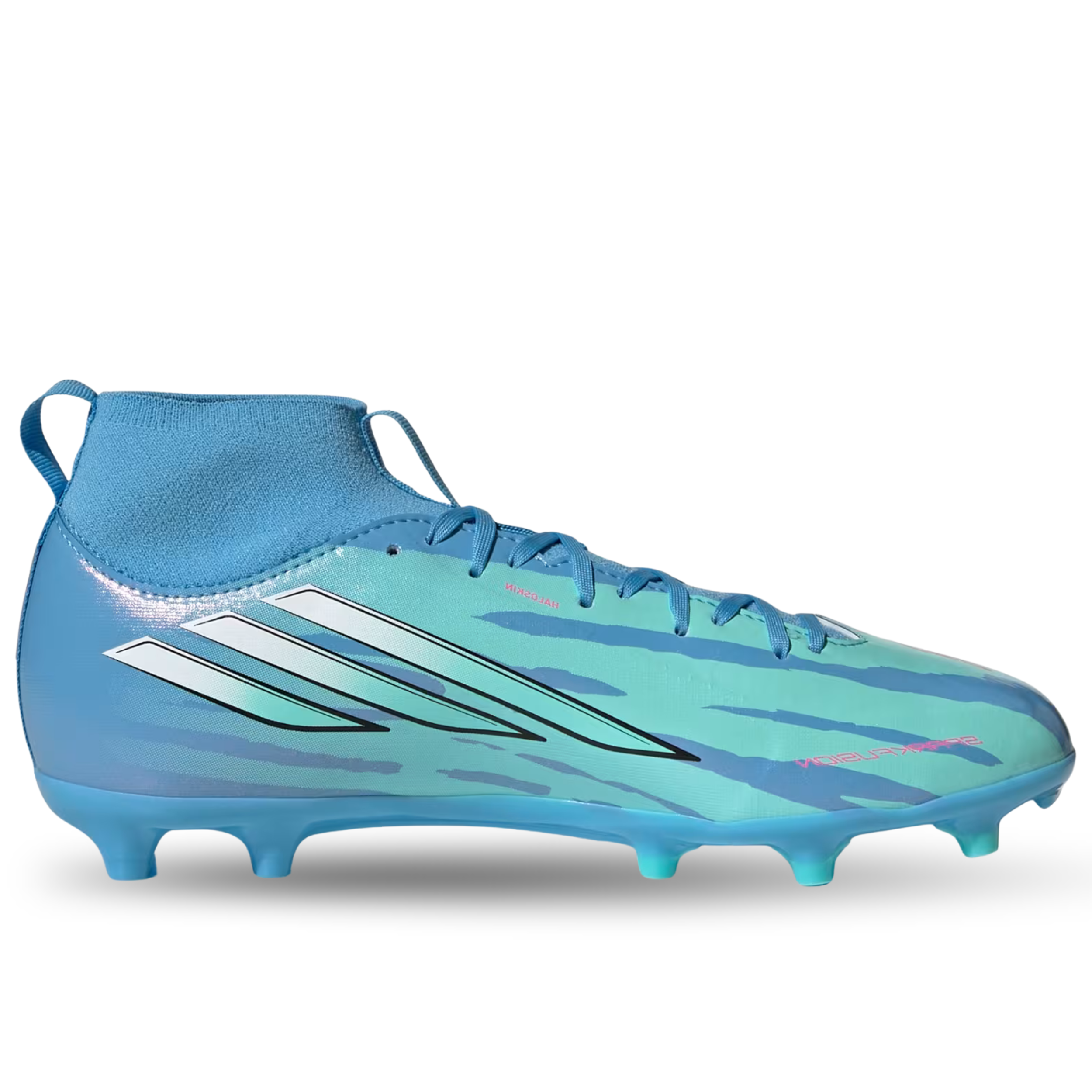 adidas Jr. F50 Sparkfusion League FG/MG Soccer Cleats (Blue)