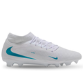 Nike Phantom 6 High Academy FG/MG Soccer Cleats (White/Dusty Cactus)