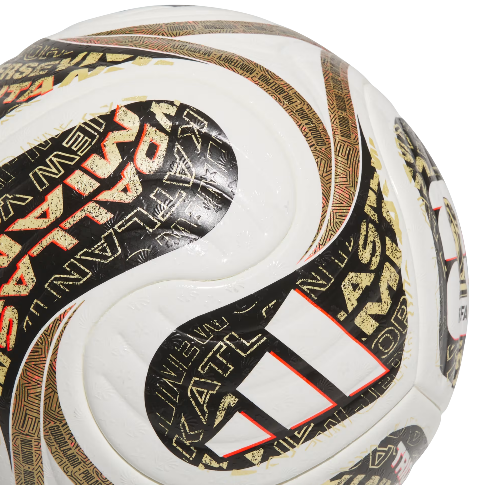 adidas FIFA World Cup 2026 Trionda Finals Pro Official Match Ball (White/Gold/Black)