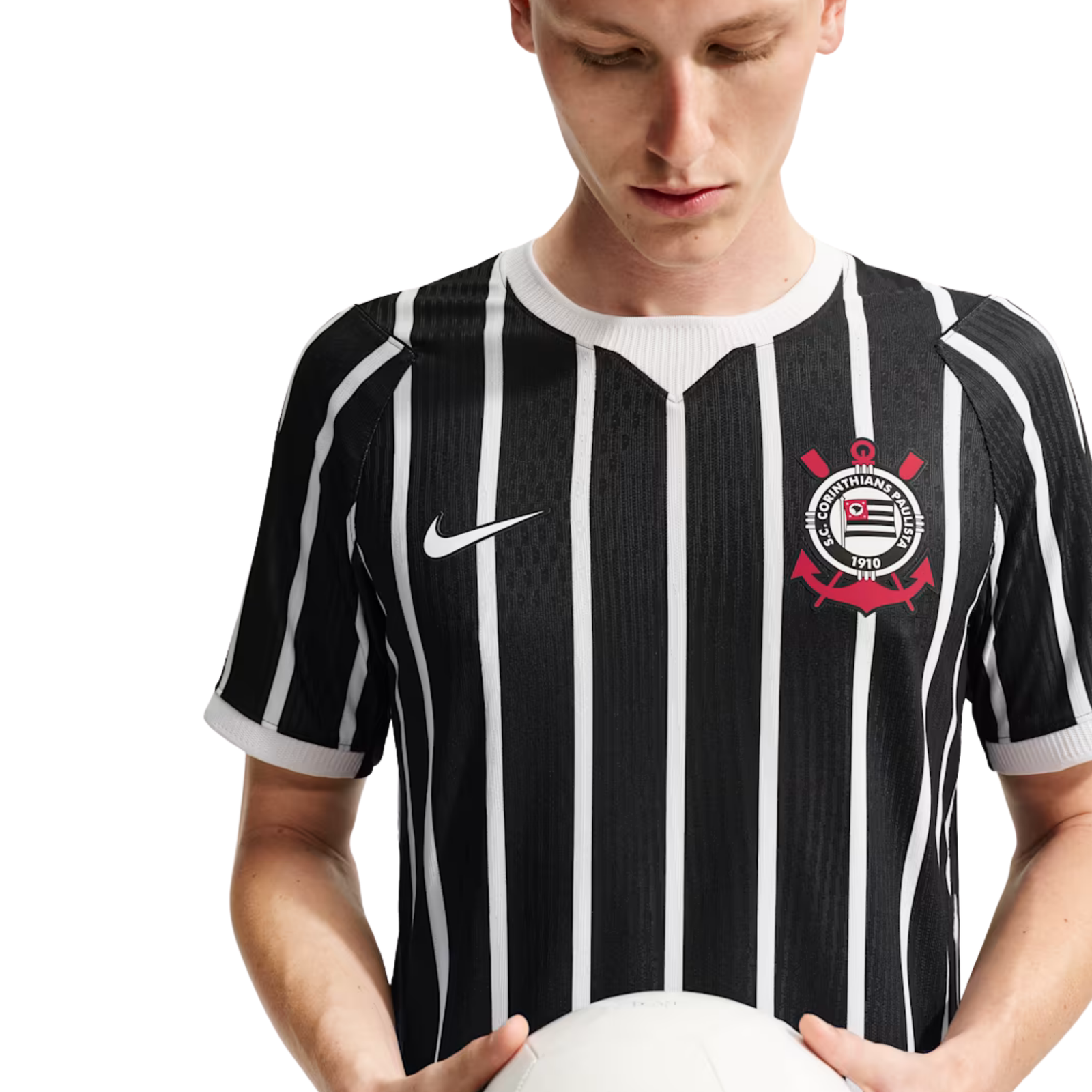 Nike Mens Corinthians Match Authentic Away Jersey 26/27 (Black/Sail)