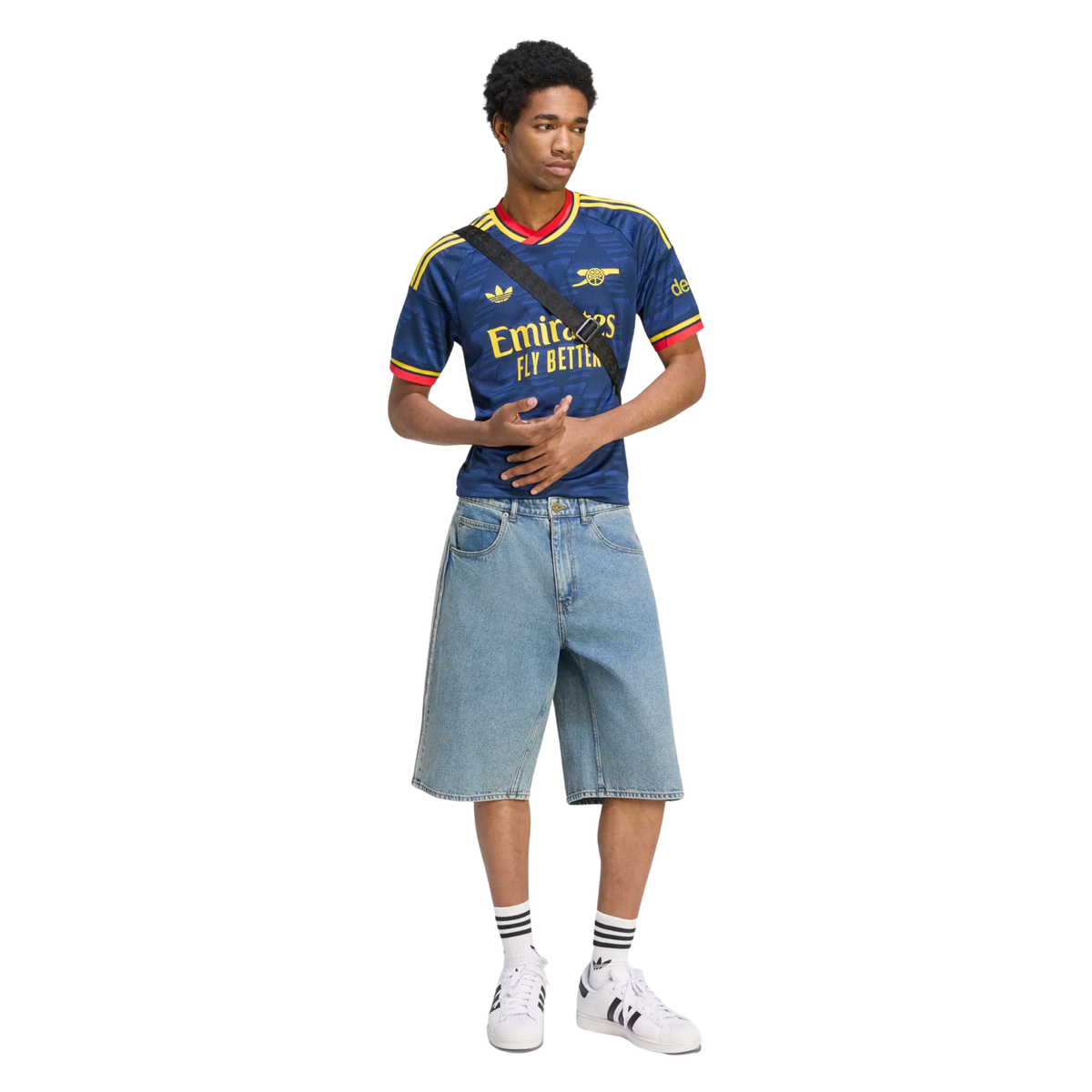 adidas Mens Arsenal Away Jersey 26/27 (Navy/Yellow)