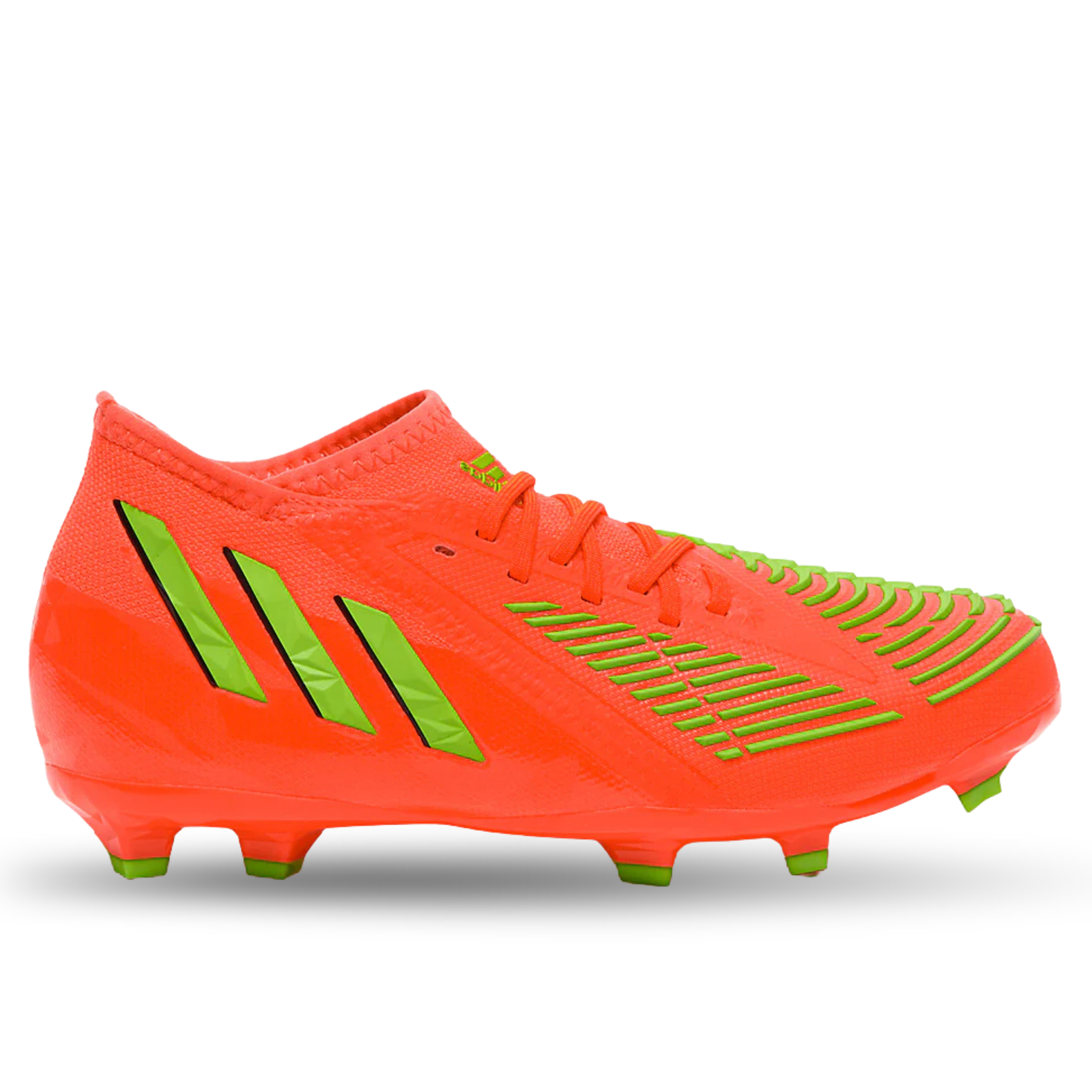 adidas Jr. Predator Edge.1 FG Soccer Cleats (Solar Red/Solar Green)