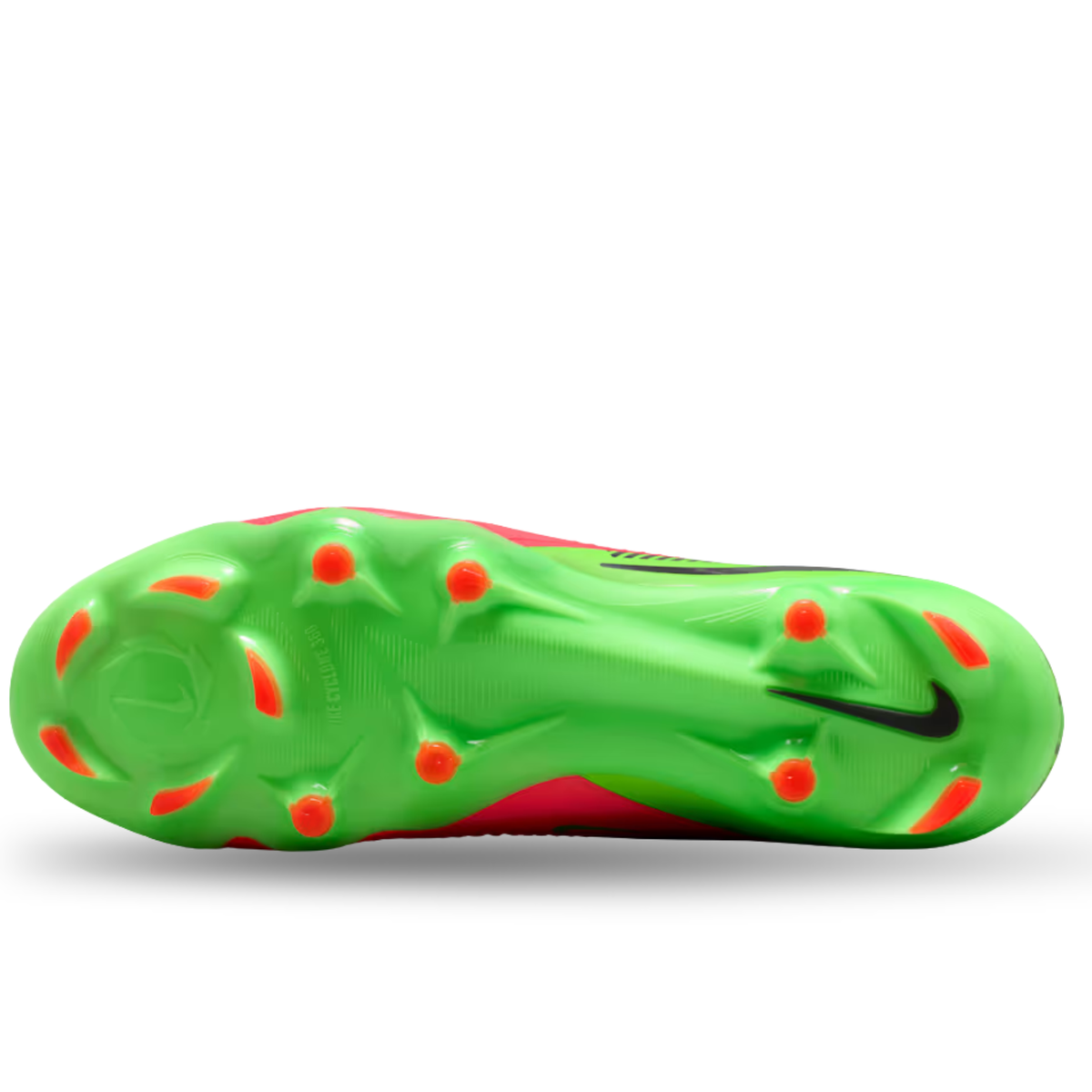 Nike Phantom 6 Low Pro EH Firm Ground Soccer Cleats (Hot Punch/Black-Green Strike)