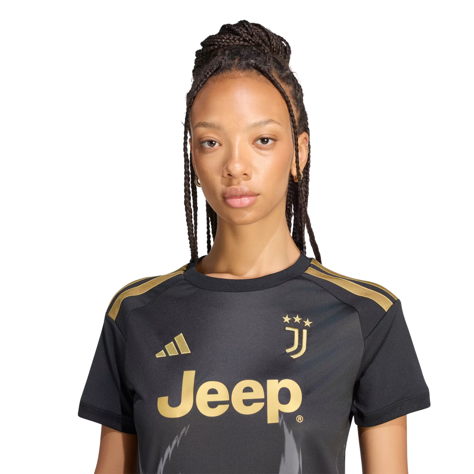 adidas Women's Juventus Third Jersey 26/27 (Black/Gold)