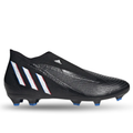 adidas Predator Edge.3 Laceless Firm Ground Soccer Cleats (Core Black)