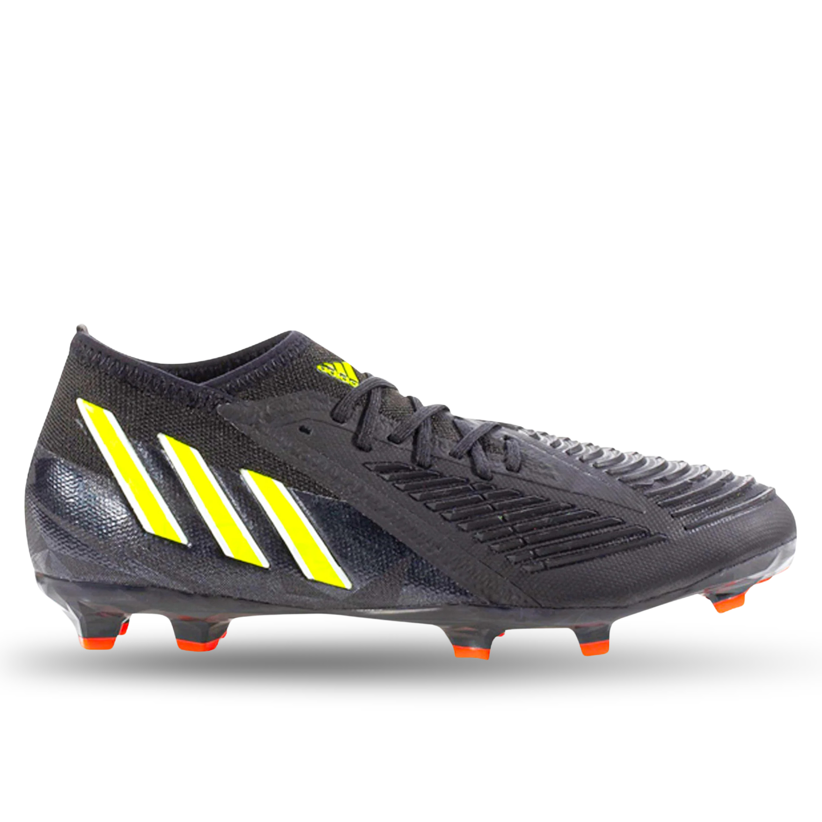 adidas Jr. Predator Edge.1 FG Soccer Cleats (Core Black/Solar Yellow)