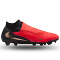 Nike Phantom 6 High Pro FG Soccer Cleats (Bright Crimson/Blur-Black)