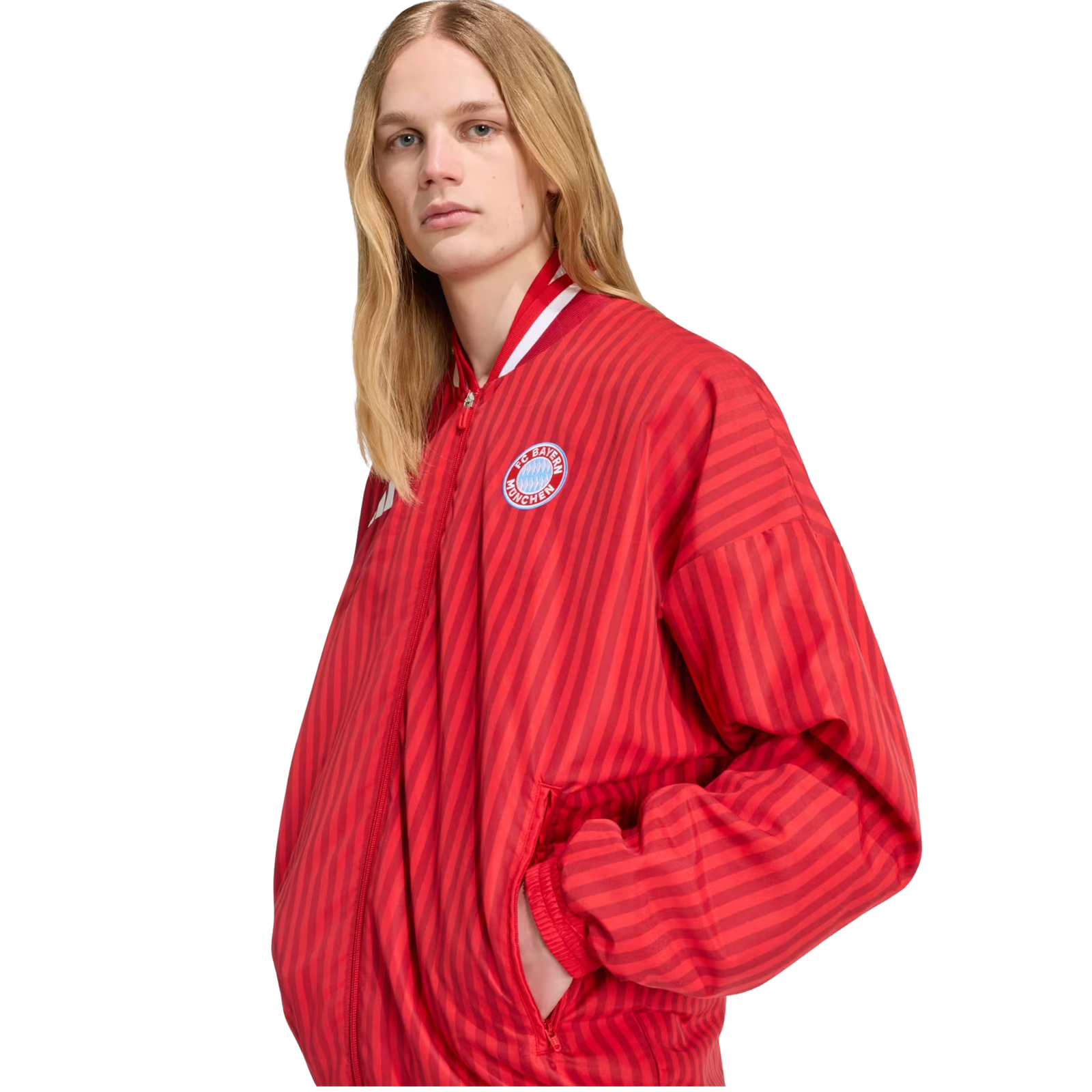 adidas Bayern Munich Stadium Track Top 26/27 (Red)