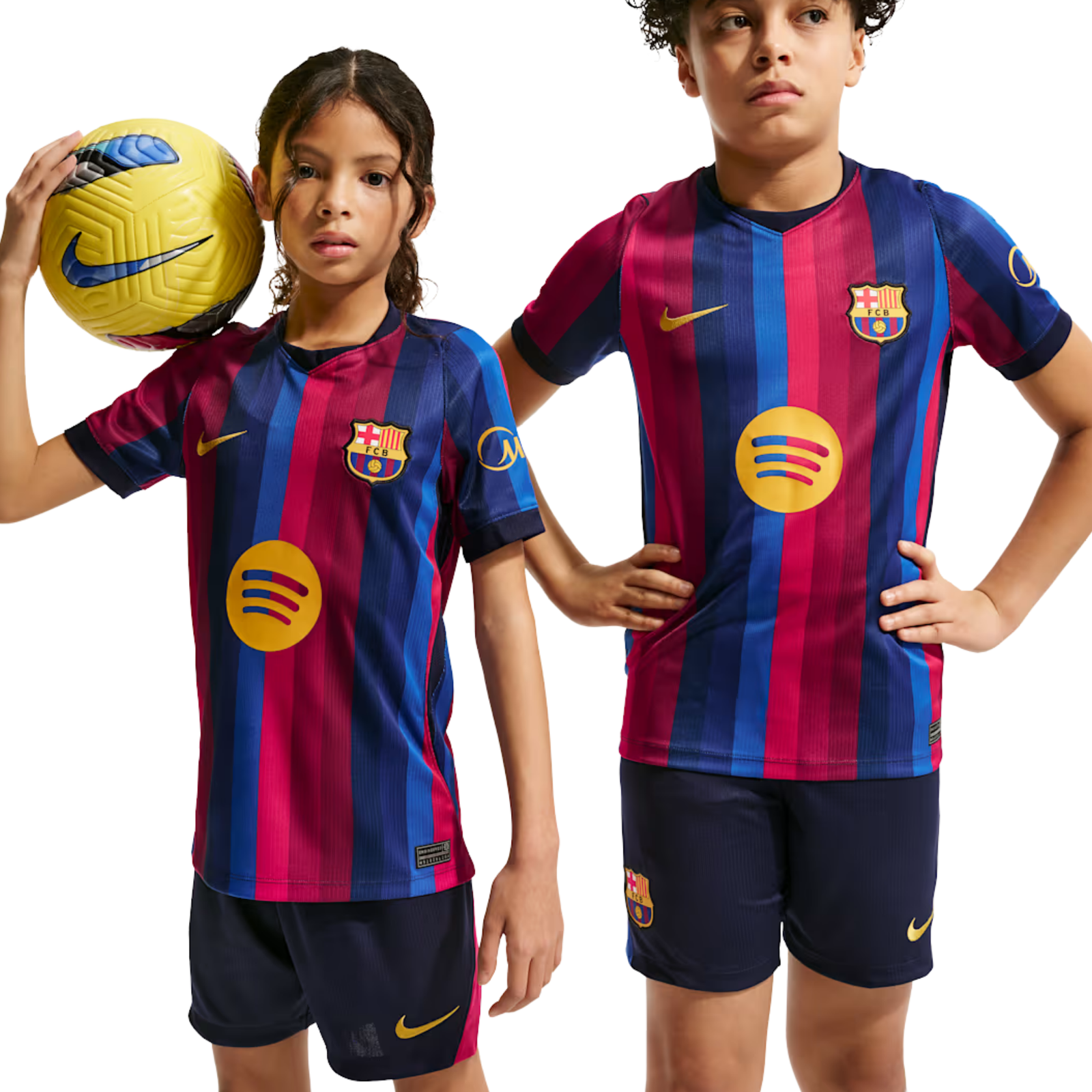 Nike Youth FC Barcelona Home Jersey 26/27 (Blue/Red)