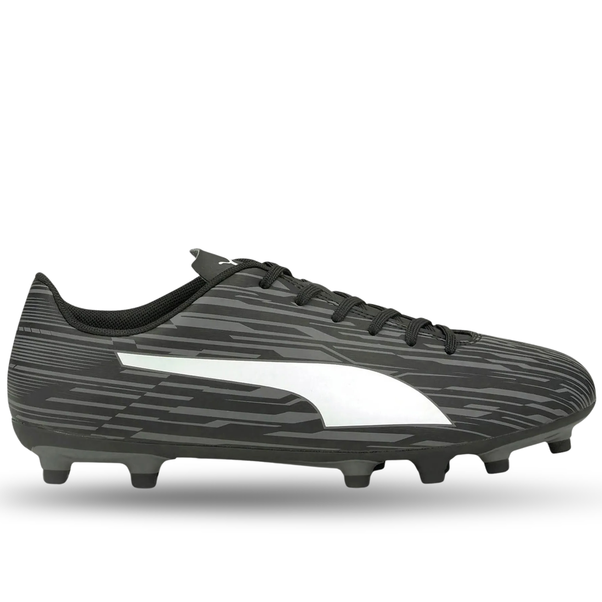 Puma Rapido III FG/AG Soccer Cleats (Puma Black/Castlerock)
