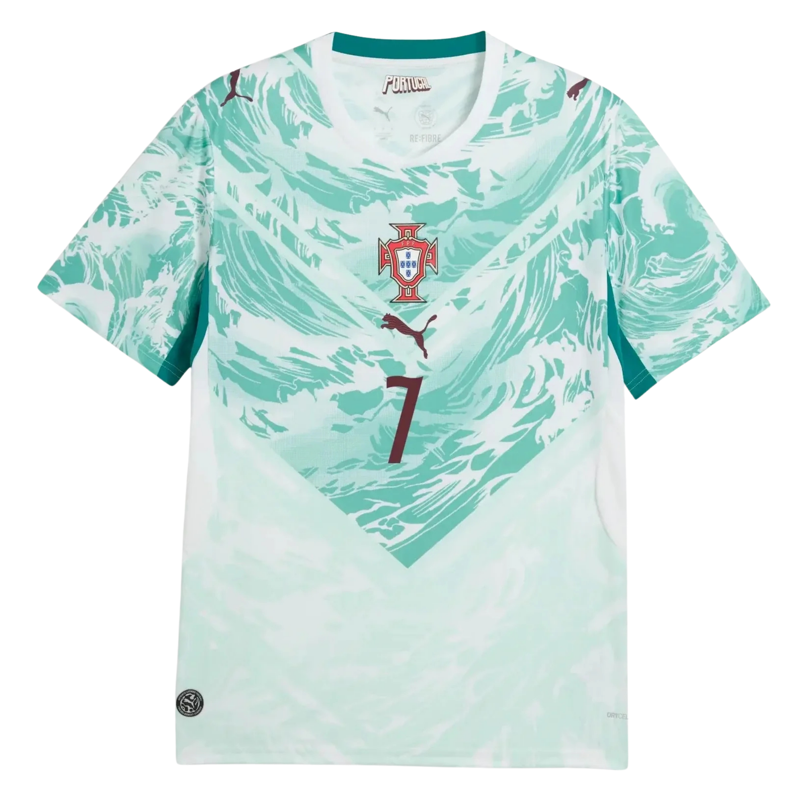 Puma Portugal Cristiano Ronaldo Away Jersey 2026 (Green Lagoon/White)*