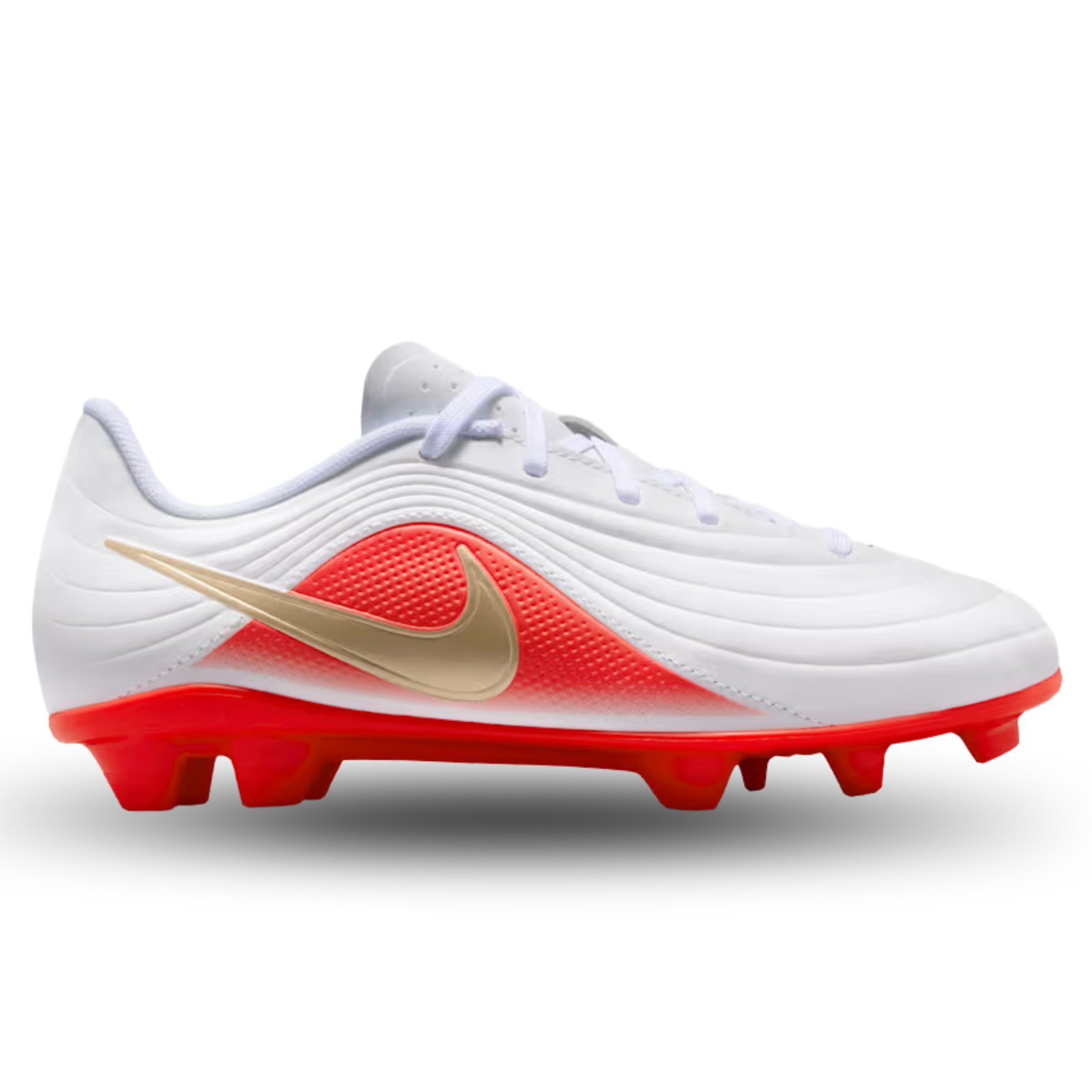 Nike Jr. Tiempo Maestro Club FG/MG Soccer Cleats (White/Blur-Bright)