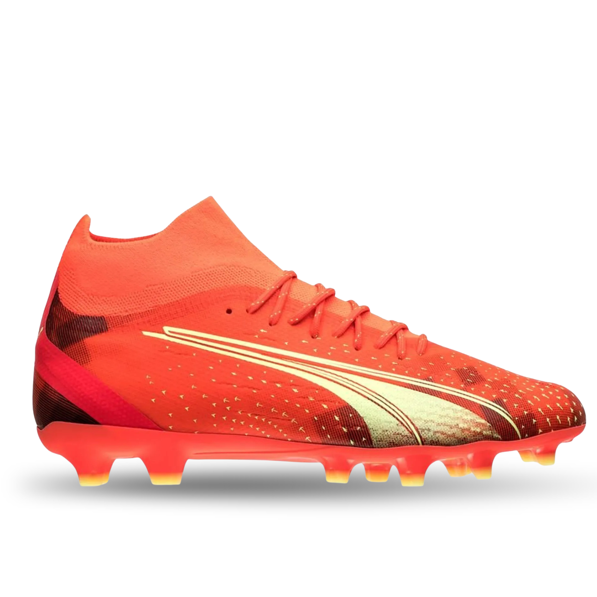 Puma Ultra Pro FG/AG Soccer Cleats (Coral/Fizzy Light)