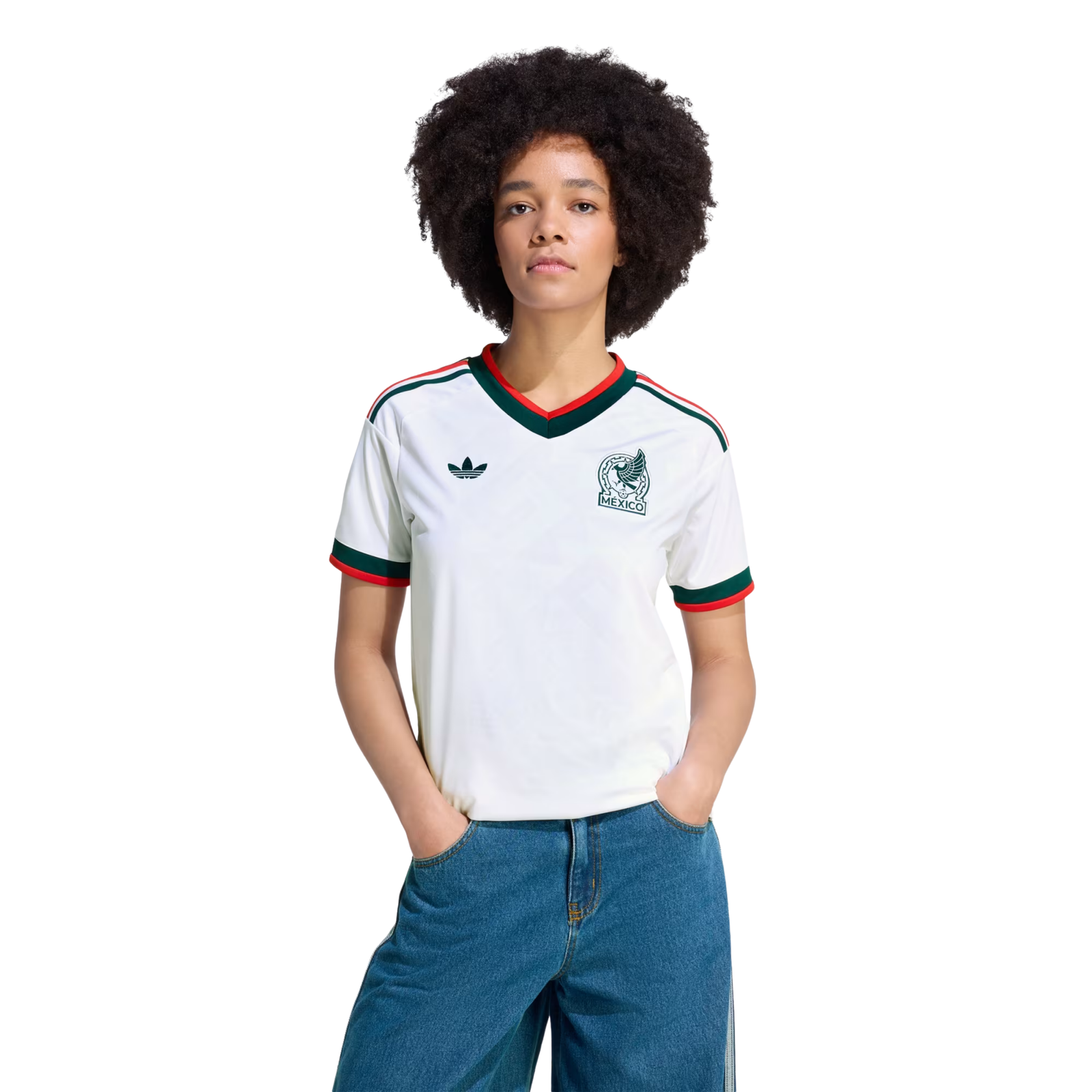 adidas Women's Mexico Away Jersey 2026 (White)