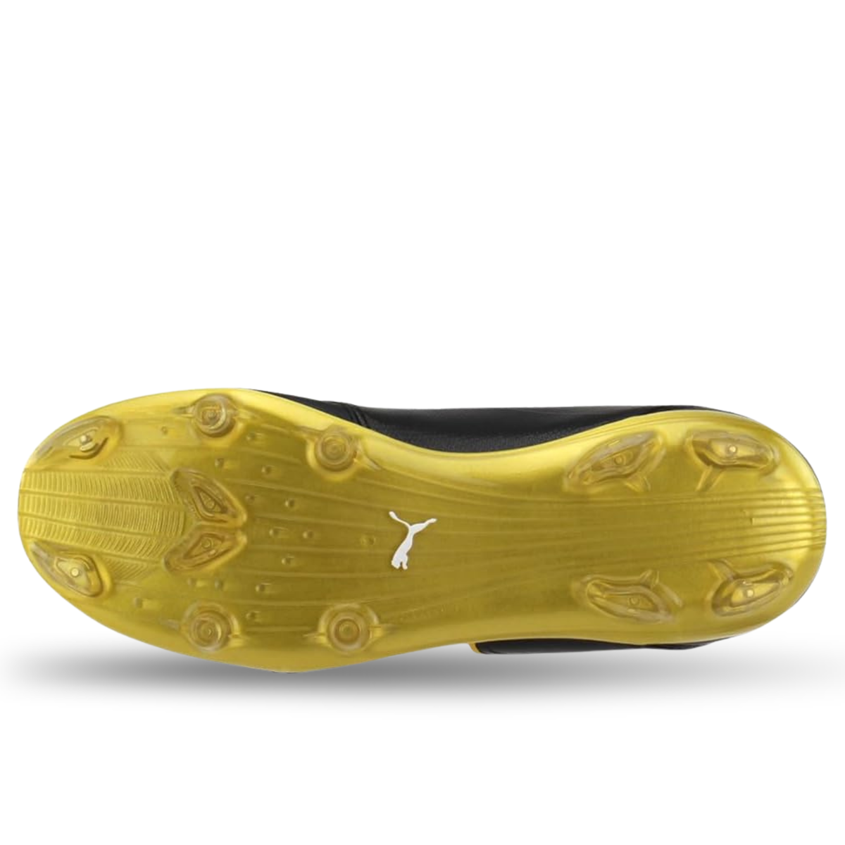 PUMA Men's Capitano II FG Firm Ground Soccer Cleats (Black/Gold)