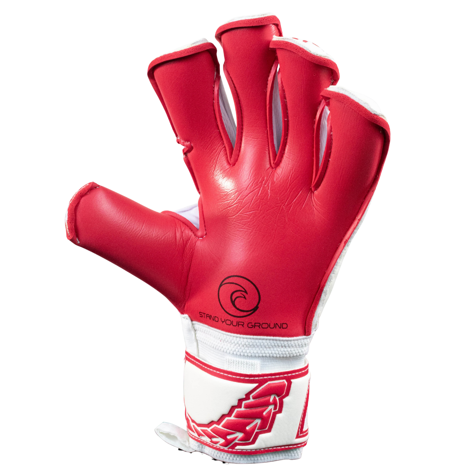 West Coast Kona Crimson Goalkeeper Gloves (White/Red)