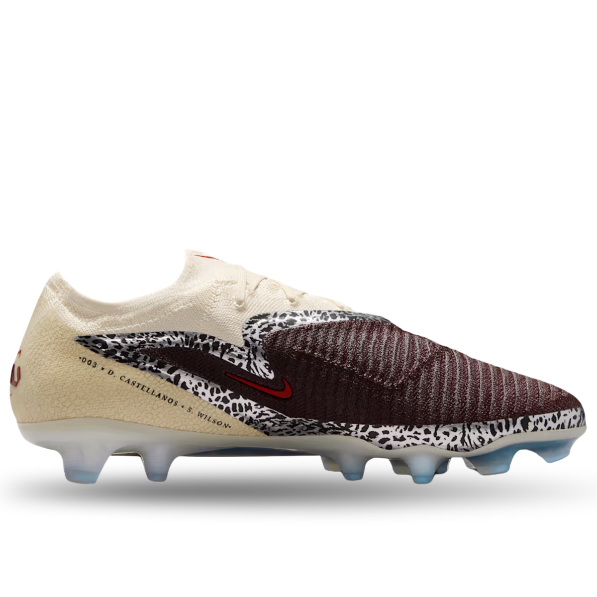 Nike P)hantom 6 Low Elite NU3 Firm Ground Soccer Cleats (Burgundy Crush/University Red