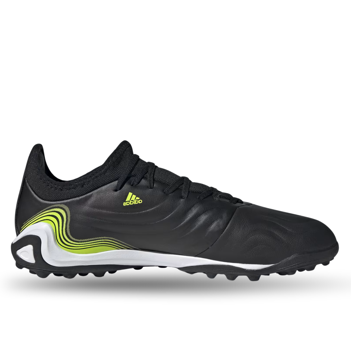 adidas Copa Sesne.3 LL Turf Soccer Cleats (Core Black/Team Solar Yellow)