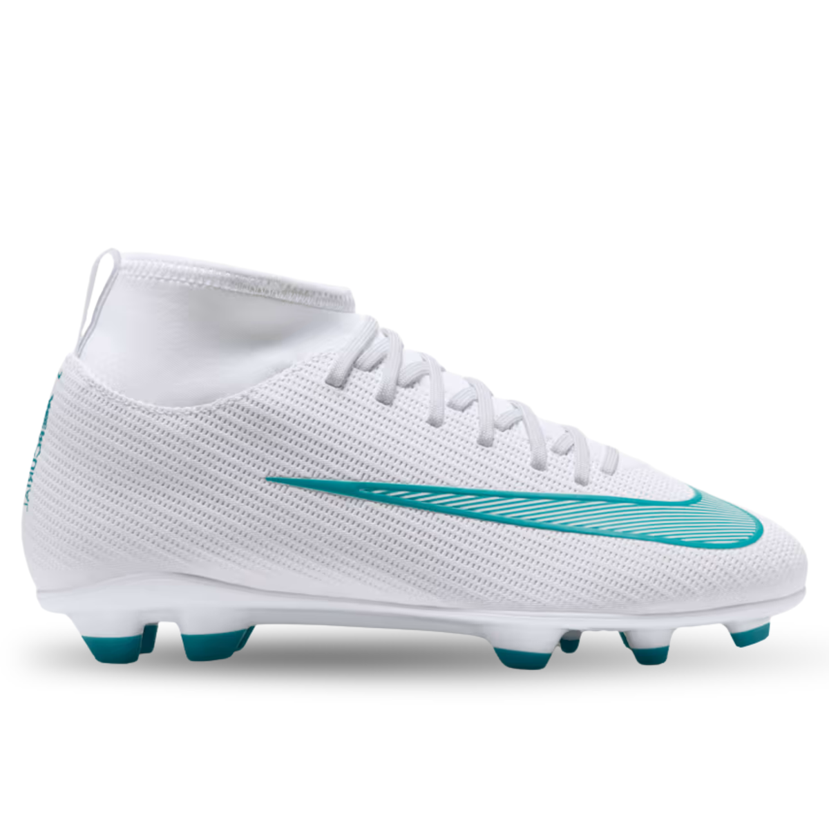 Nike Jr. Superfly 11 Club FG/MG Soccer Cleats (White/Dusty Cactus)