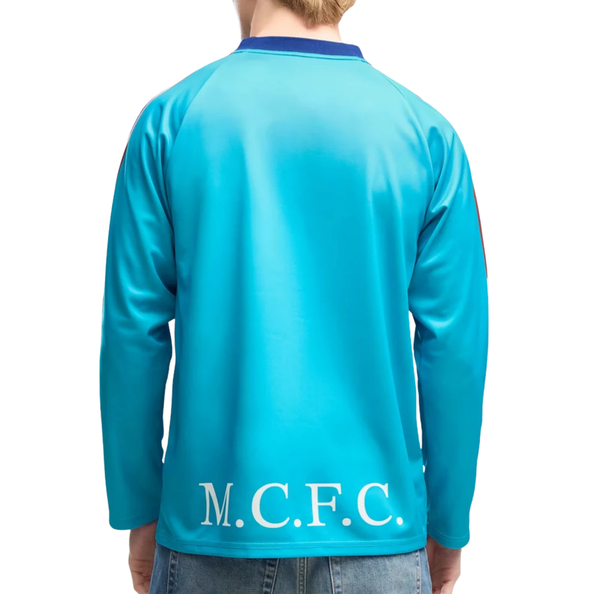 Puma Mens Manchester City Retro King Long Sleeve Jersey 26/27 (Speed Blue/Puma White)