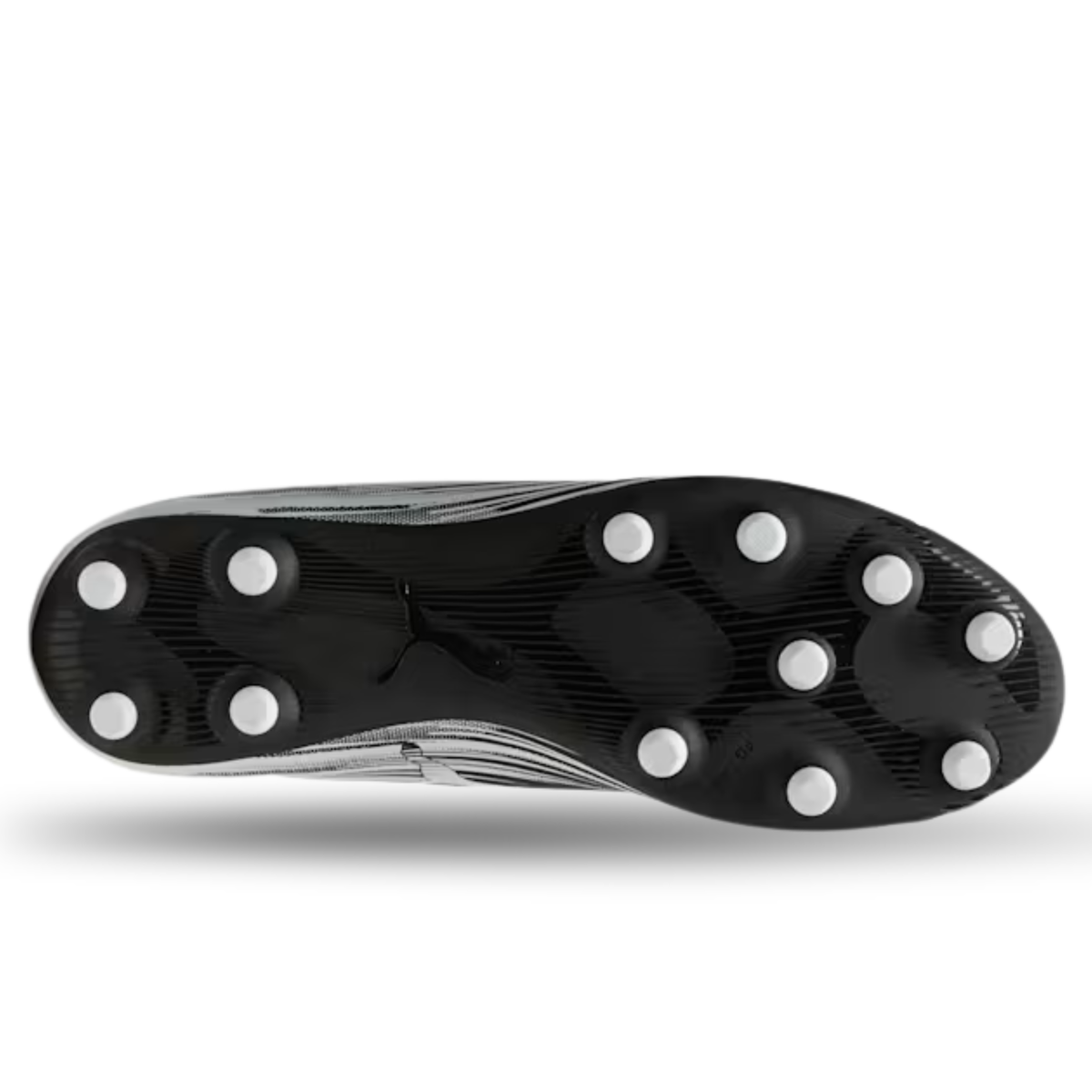 PUMA Attacanto II FG/AG Soccer Cleats (Black/White)