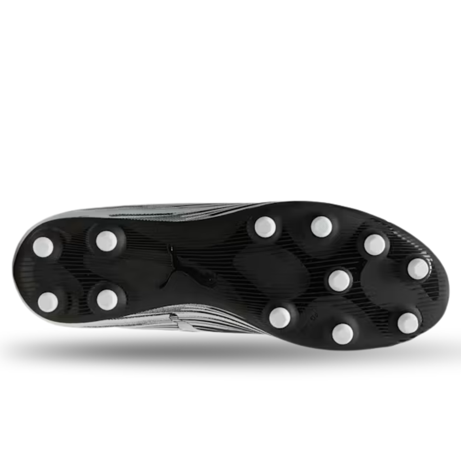 PUMA Attacanto II FG/AG Soccer Cleats (Black/White)